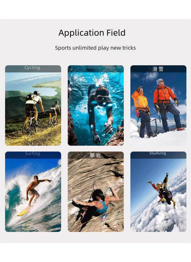 Underwater Sports Camera 5k Diving Waterproof Anti-shake 4k60 Frame Photography Camera Digital Computer/sports-Color:4K30FPS Camera Without Touch Screen With Remote Control (full V3 For Sony 179 Lens)