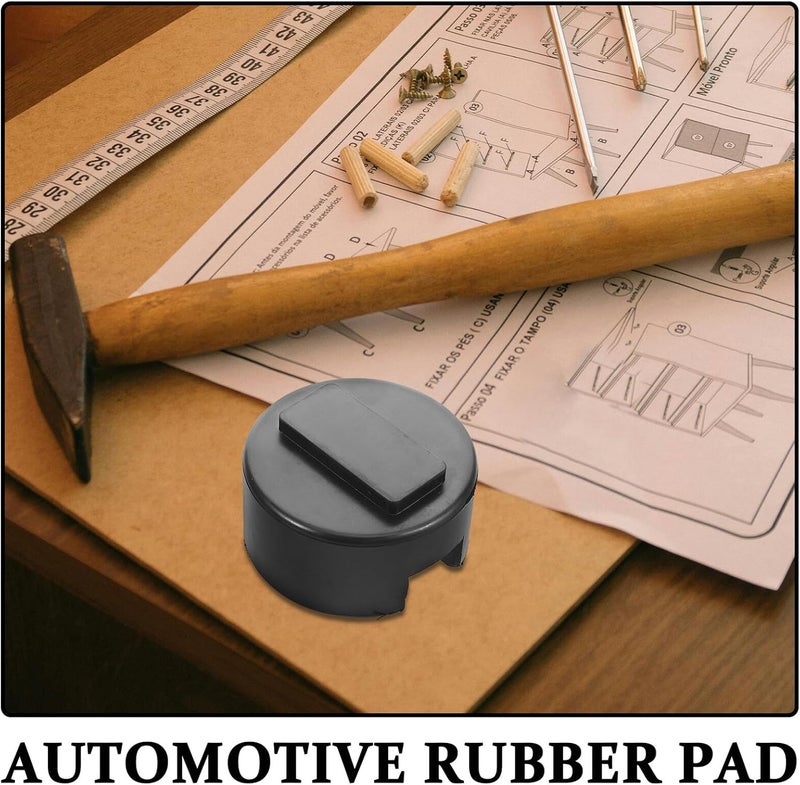 Universal Rubber Jack Stand Pads for Car Floor Jack Compatible with Pinch Welds for Vehicle Lift and Axle Support - Image 3