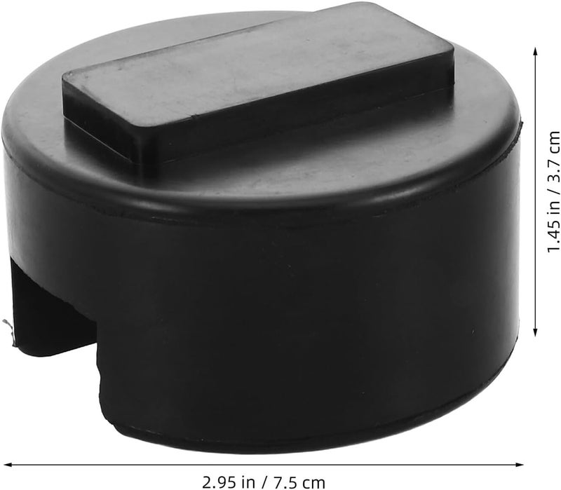 Universal Rubber Jack Stand Pads for Car Floor Jack Compatible with Pinch Welds for Vehicle Lift and Axle Support - Image 2