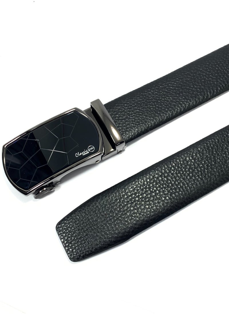 Classic Milano Men’s Leather Belt for men Fashion Belt Ratchet Dress Belts for men with Automatic Click Buckle for Mens Belt Enclosed in an Elegant Gift Box ALTHQ-3705-6 (Black) by Milano Leather - pzsku/ZA686B37398745B7A0D04Z/45/_/1713256109/53ae6360-6f70-41f7-be62-d30f6844f584