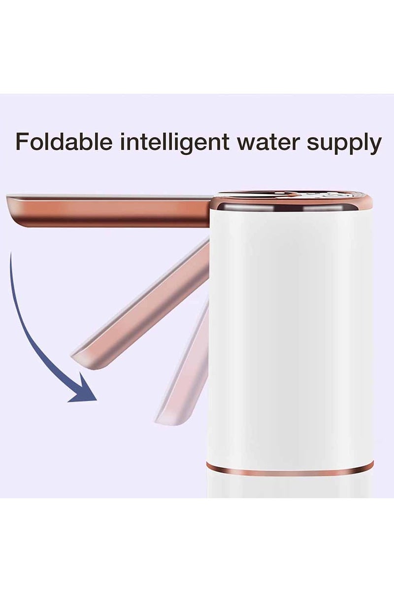 توبيز موزع مياه أوتوماتيكي توبيز M22 – قدرة 4 واط، جهد DC-5V، شحن Type-C، ثلاث وضعيات (40 ثانية، 80 ثانية، عادي)، تصميم أبيض أنيق بلمسات ذهبية - Image 5