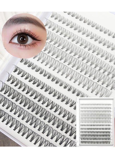 Long And Soft Stem Premade Volume Fans Fake False Eyelashes Grafting Natural Easy To Use Easy Fan Volume D Curl Lightweight Extension For Home DIY Salon For Pros And Beginners 4D (9-16mm Mix)