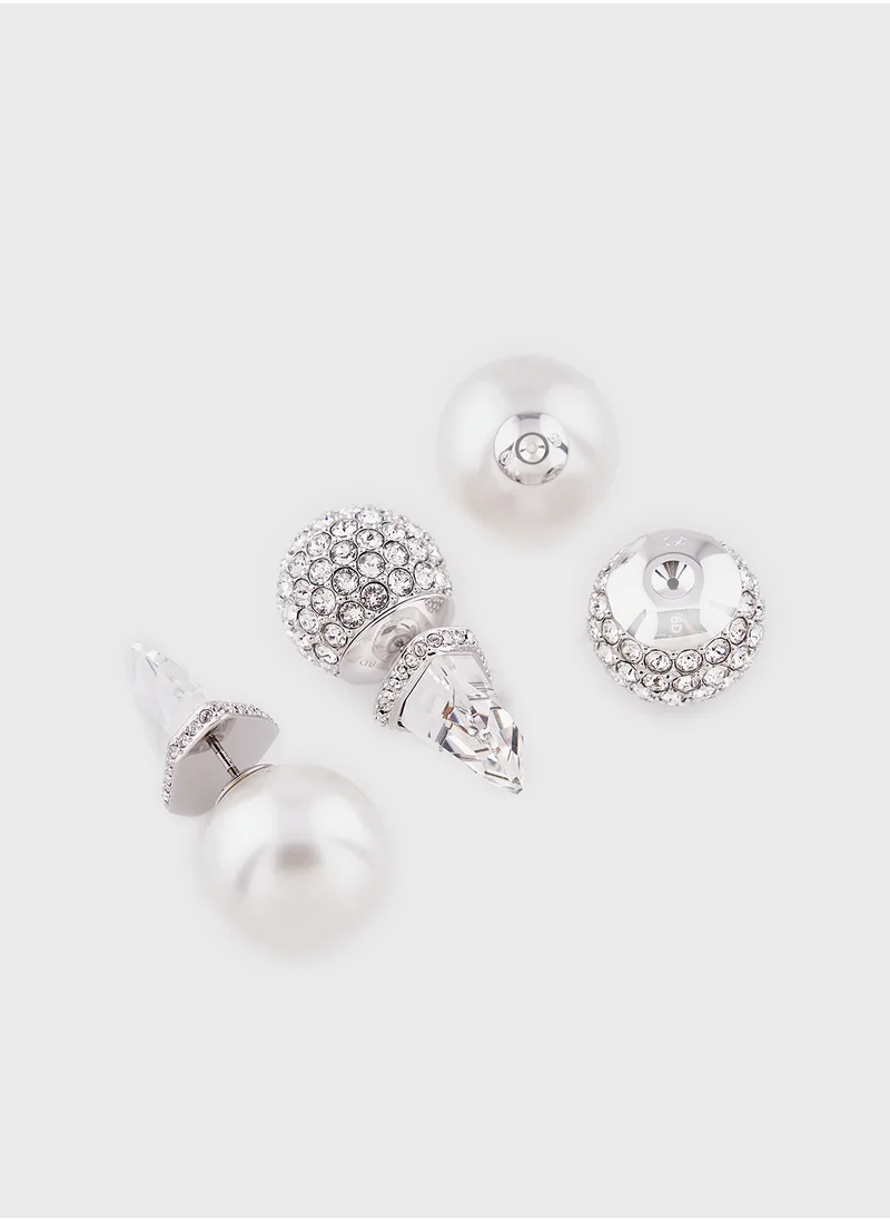 SWAROVSKI Crystal Detail Stud Earrings