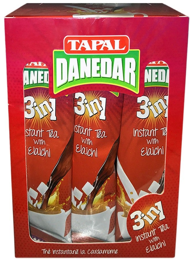 Tapal Danedar - Instant Tea 3in1 (10 Sachets) Elaichi (Cardamom) - Image 1