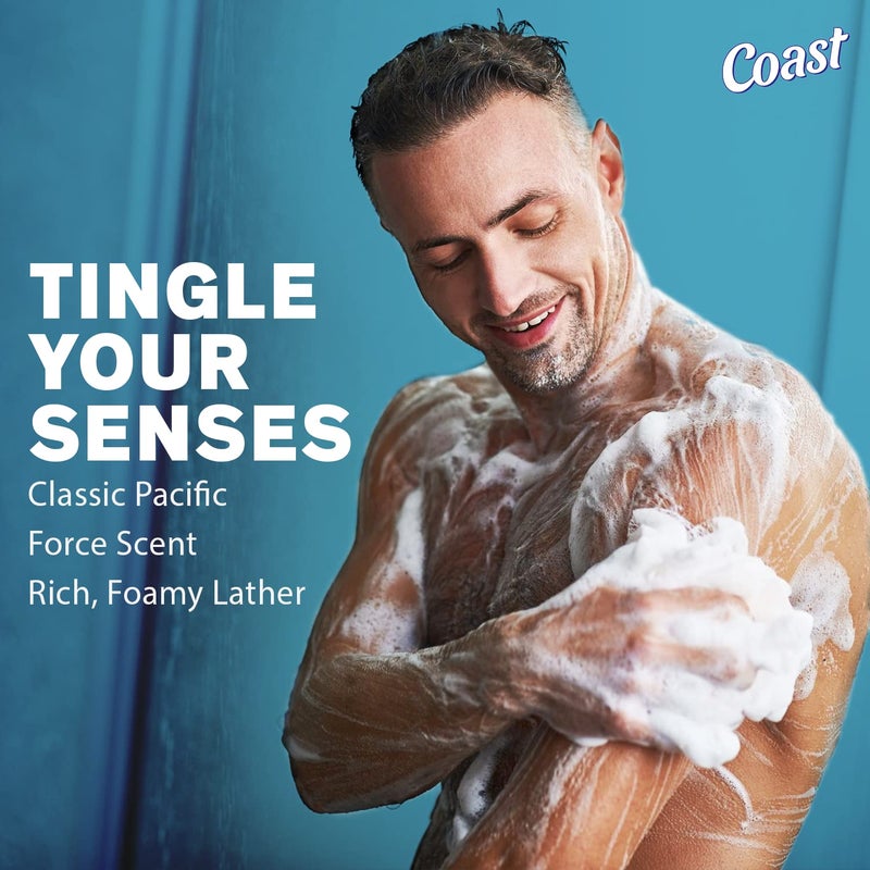 Coast 2-in-1 Hair and Body Wash - Rich Foamy Lather - Clean Rinsing Formula without Drying Out Skin - Dual Action - No Parabens or Phthalates - 18 oz. - Image 1