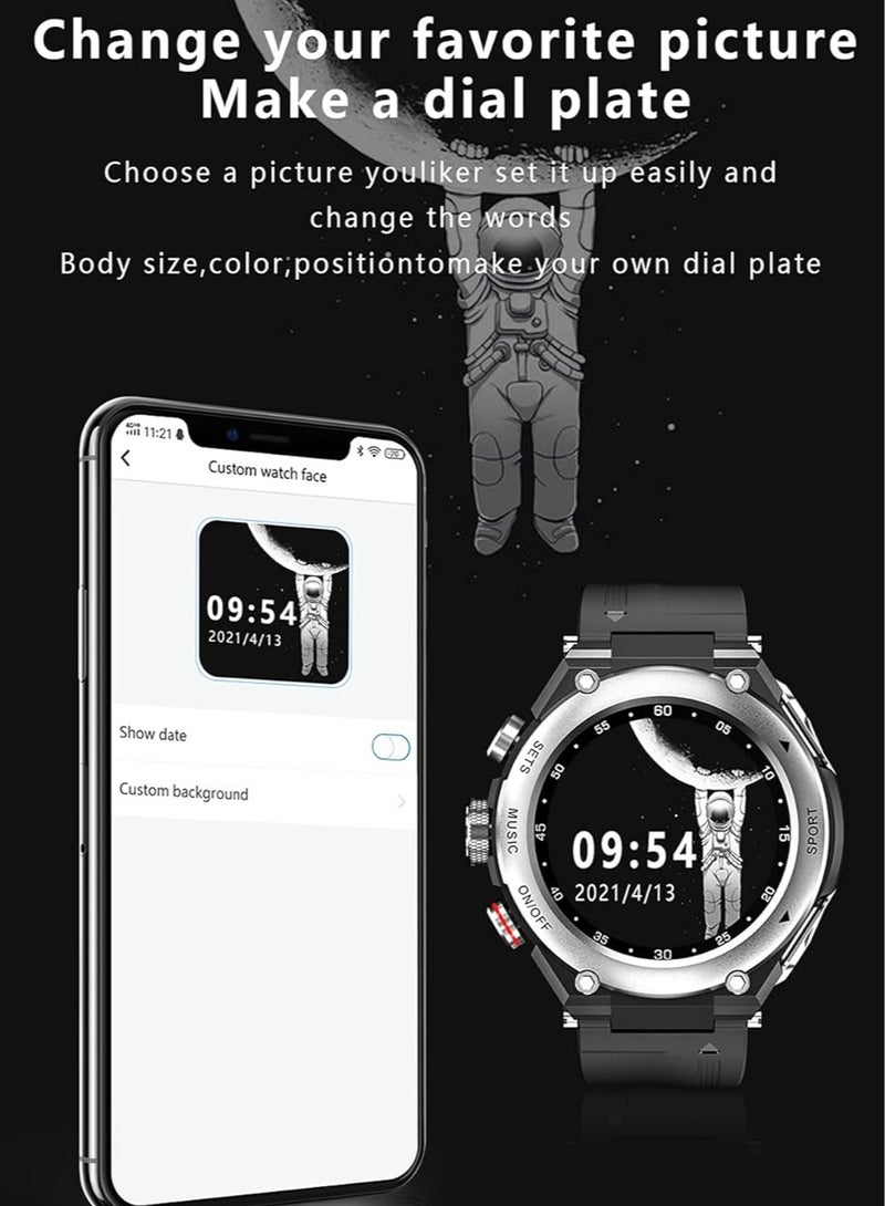 T92 Smart Bracelet, Bluetooth 5.0 Waterproof Smart Fitness Watch With Earbuds, 9D Stereo Full Touch Screen Music Bracelet For Men And Women, (1pc, Beige) - Image 4