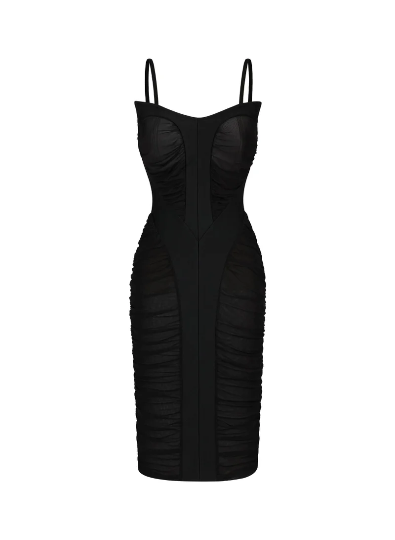 Bella Barnett Iaka Bandage Sleeveless Midi Dress
