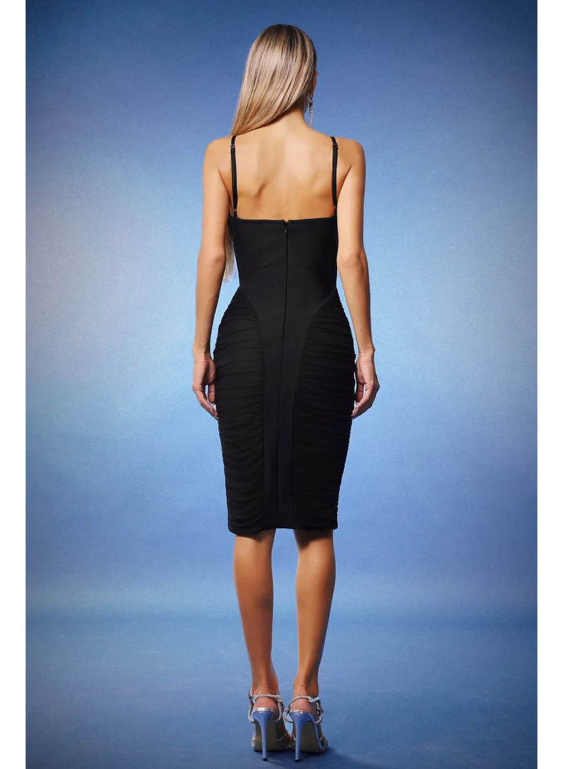 Bella Barnett  Iaka Bandage Sleeveless Midi Dress for Women | Best Price UAE