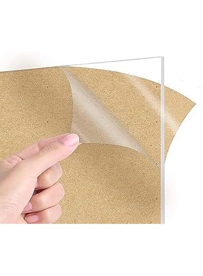Horoof Home Horoof Home® Clear Acrylic Sheet - 42x29.7 cm (A3) - 6mm Thick, Transparent Plexiglass Board - Image 1