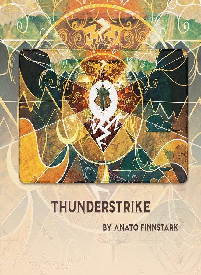 Paramint Lightning Bolt (Stitched) - MTG Playmat by Anato Finnstark - Compatible with Magic The Gathering Playmat - Play MTG, YuGiOh, TCG - Original Play Mat Art Designs & Accessories - Image 3