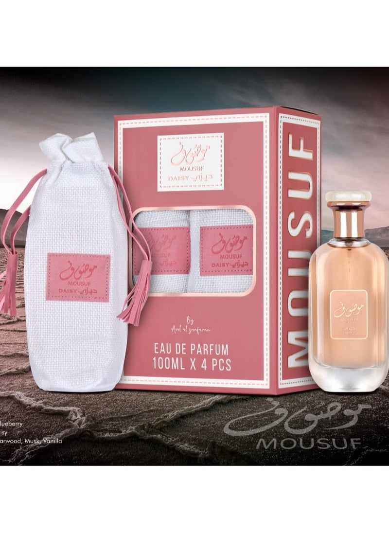 Ard Al Zaafaran - mousuf daisy eau de parfum 100 ml x4 pcs - Image 1