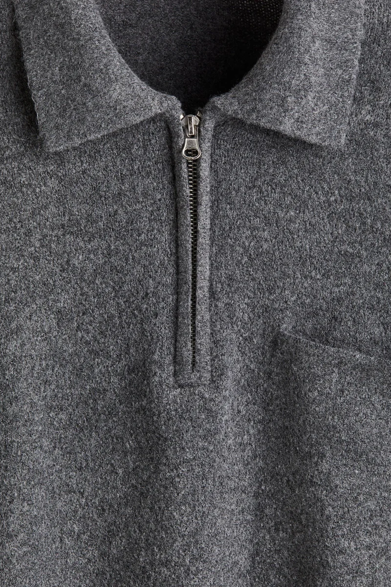 H&M Regular Fit Zip-top jumper