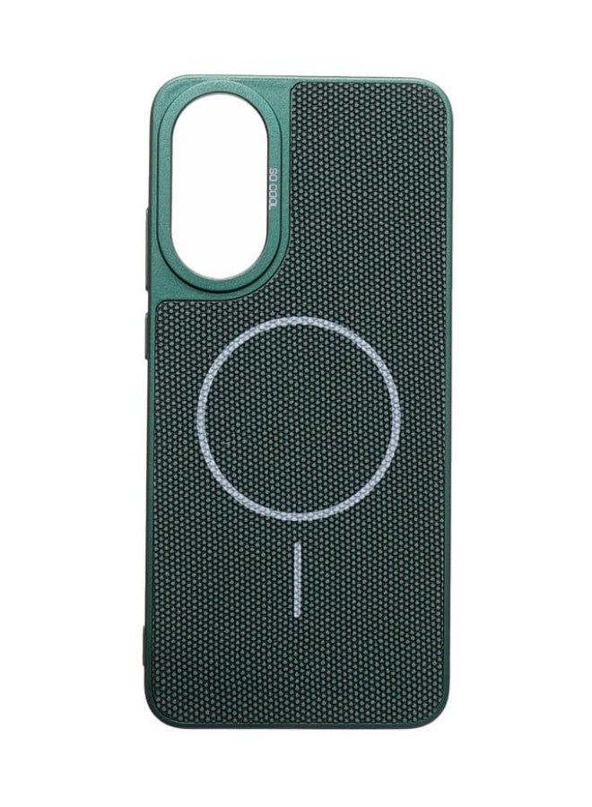 Plastic Back Cover For Oppo A78 4G, Green - Image 4