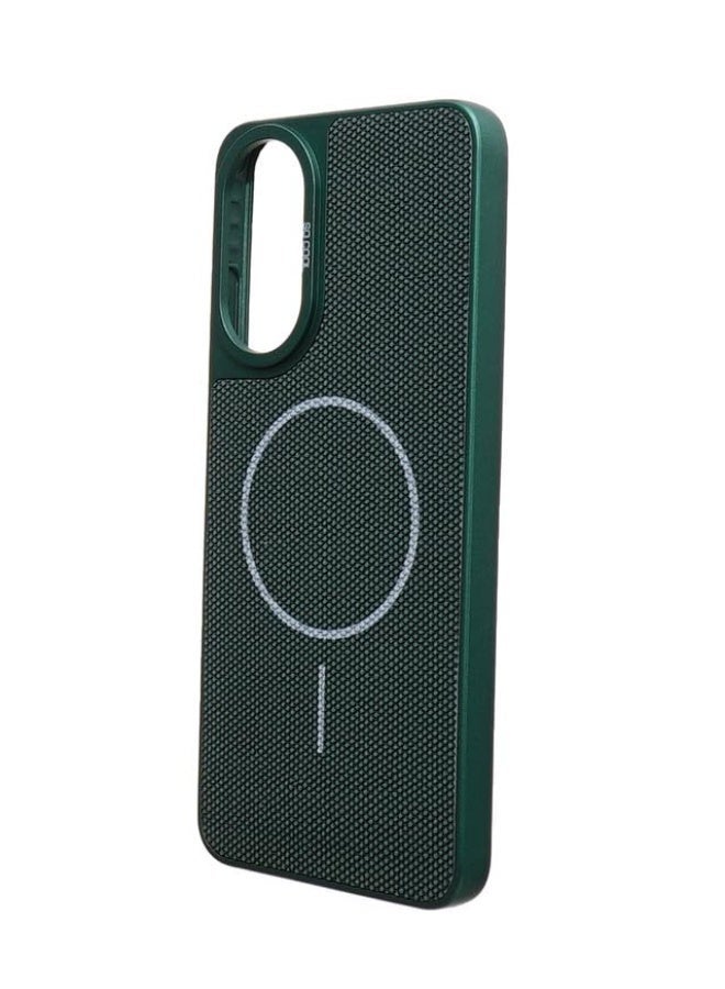 Plastic Back Cover For Oppo A78 4G, Green - Image 2