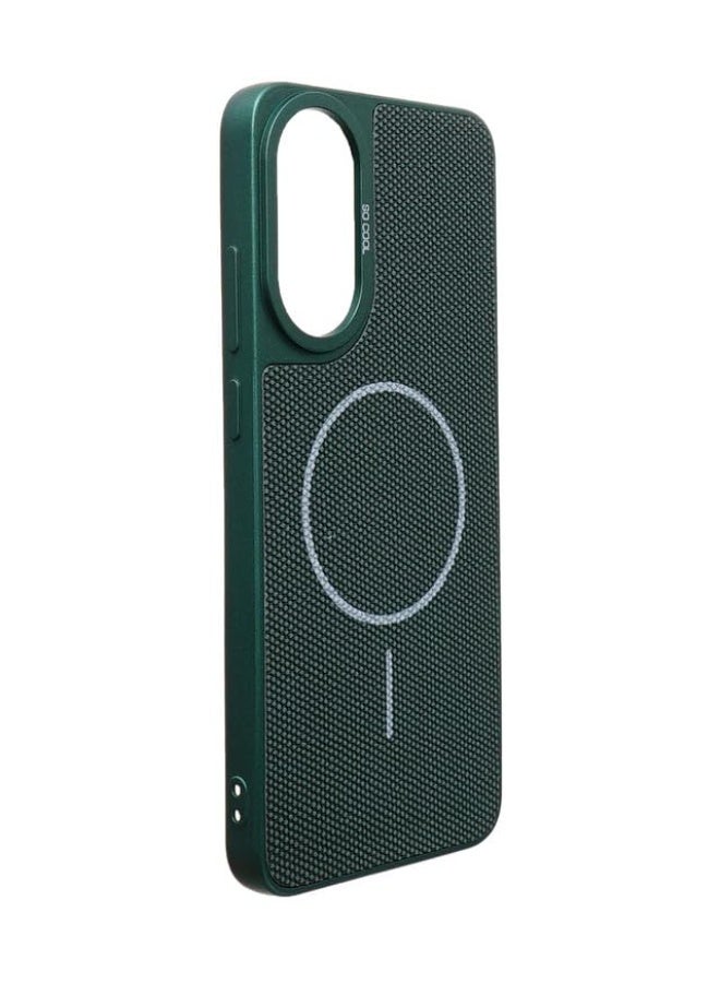 Plastic Back Cover For Oppo A78 4G, Green - Image 3