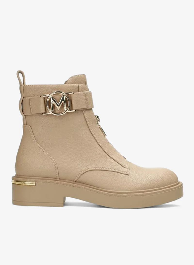 MEXX Solid Ankle Boots with Zip Closure