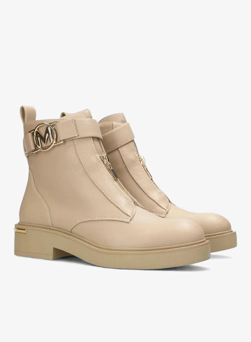 MEXX Solid Ankle Boots with Zip Closure