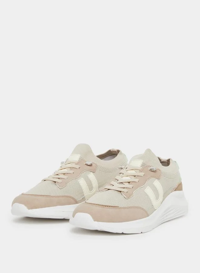 Styli Styli Color Block Lace Up Sneakers