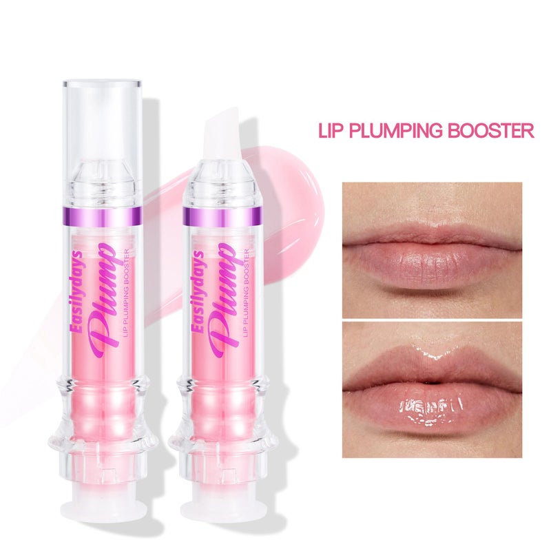 Easilydays Lifting Gloss, Spicy Lip Plumping Booster Lip Gloss Glossy Lipstick, Hydrating, Volumizes, High-Shine, Fuller Plumper Lip Mirror Lip Glaze, Plump & Pout Lip Plumper for Women Girls (#01) - Image 5