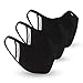 CASE-MATE SafeMate x CaseMate Kids Face Mask Ages 711 Washable Reusable Cloth Face Mask Cotton with Filter 3 Pack Black - Image 1