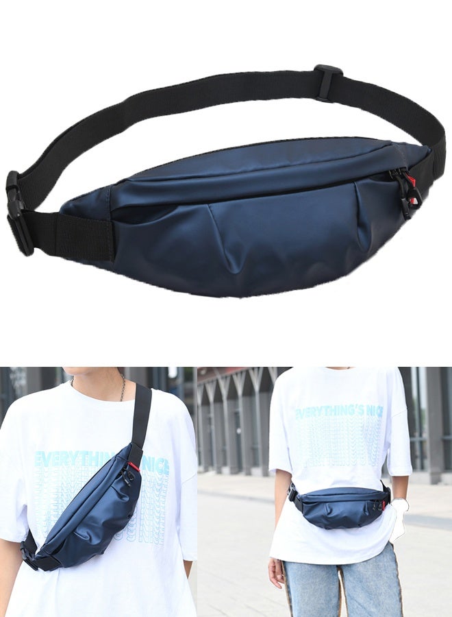 ويكسر حقيبة كتف رجالية، أزياء رياضية غير رسمية، حقيبة خصر للجري للجنسين، حقيبة كروس بودي بحزام قابل للتعديل، 36*13.5*4 سم - Image 1