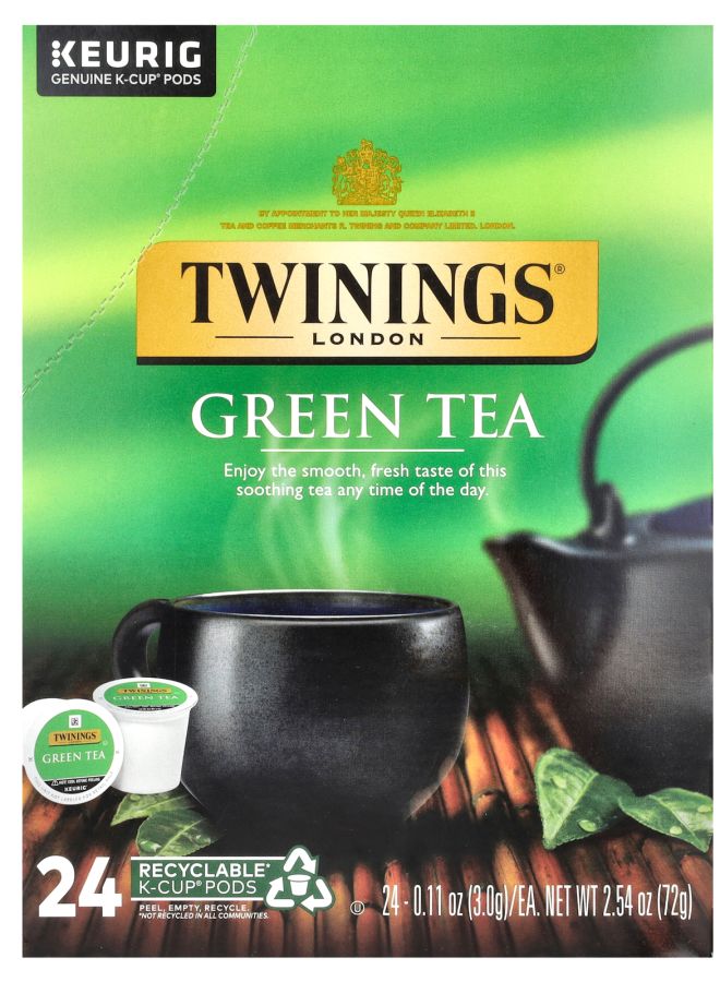 Green Tea 24 Cups 0.11 oz (3 g) Each