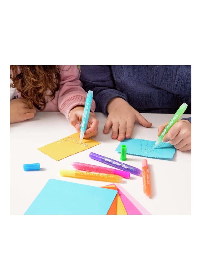 UHU 12-Piece Glitter Glue For Craft - Image 3