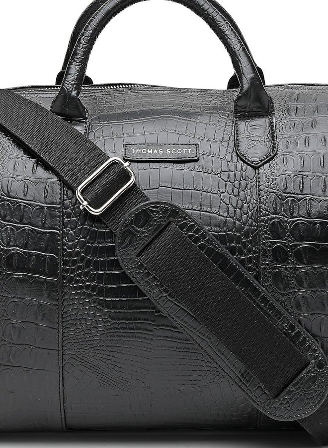 Thomas Scott Textured Medium Casual Duffel Bag - Image 5