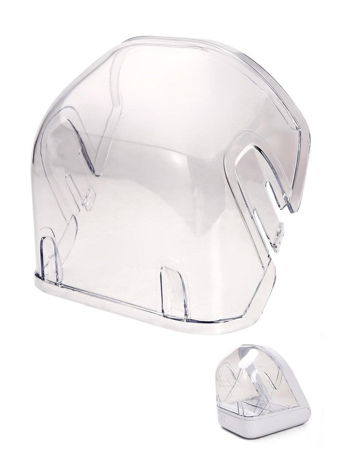 YOIHABV Pet Feeder Rear Cover for Pet Feeder & Connect, YOIHABV Cat Feeder Cover, Help Ensure Persistent Pets Can't Access/Steal Food from The Rear of The Cat Feeder While Lid is Open - Image 1