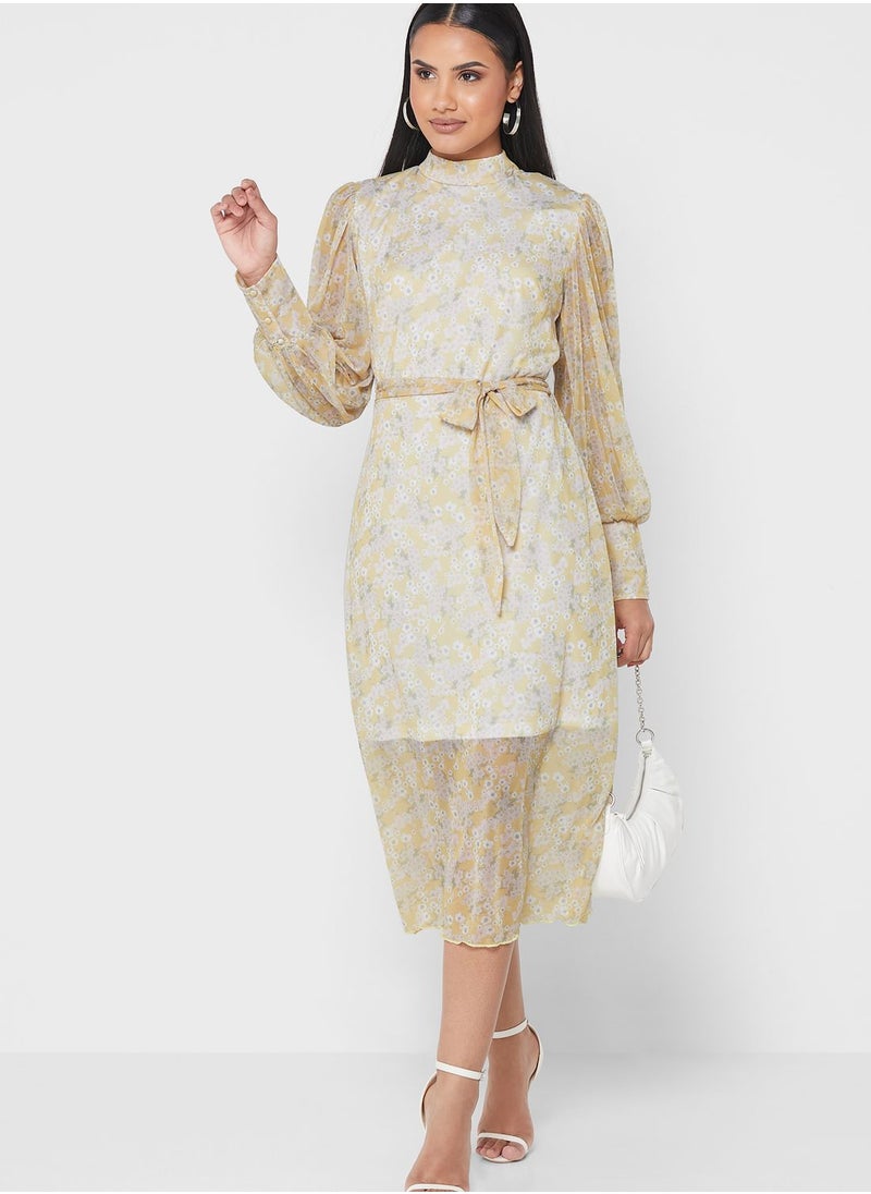 SIVVI for HANIYA - Printed High Low Dress - Image 1