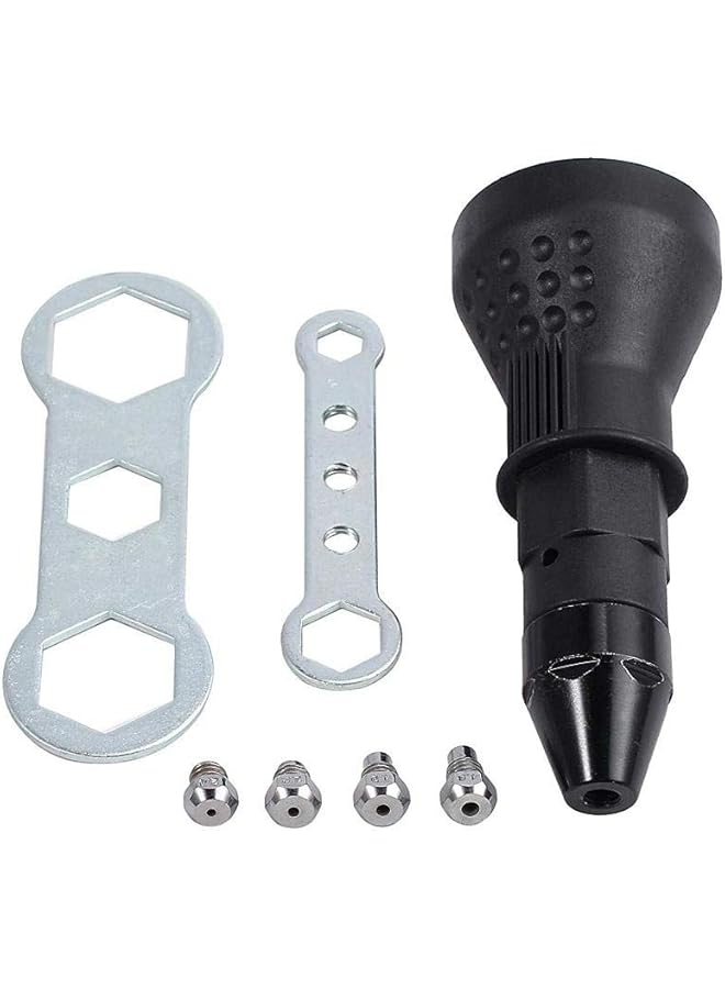 Electric Rivet Nut Gun Adapter Riveting Nail Gun Tool Set Rivets Drill Adapter Power Tool Accessories Sets - Image 2