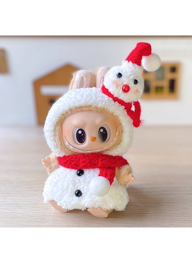 # [Clothes Only] Baby Clothes Suitable For 17cm Pendant Labubu Vinyl Doll Clothes Replacement-Specification:Only Clothes Suitable For Pendantlabubu Wear Are Sold-Color:Baby Clothes Handmade 17cm (without Doll)  - Image 1