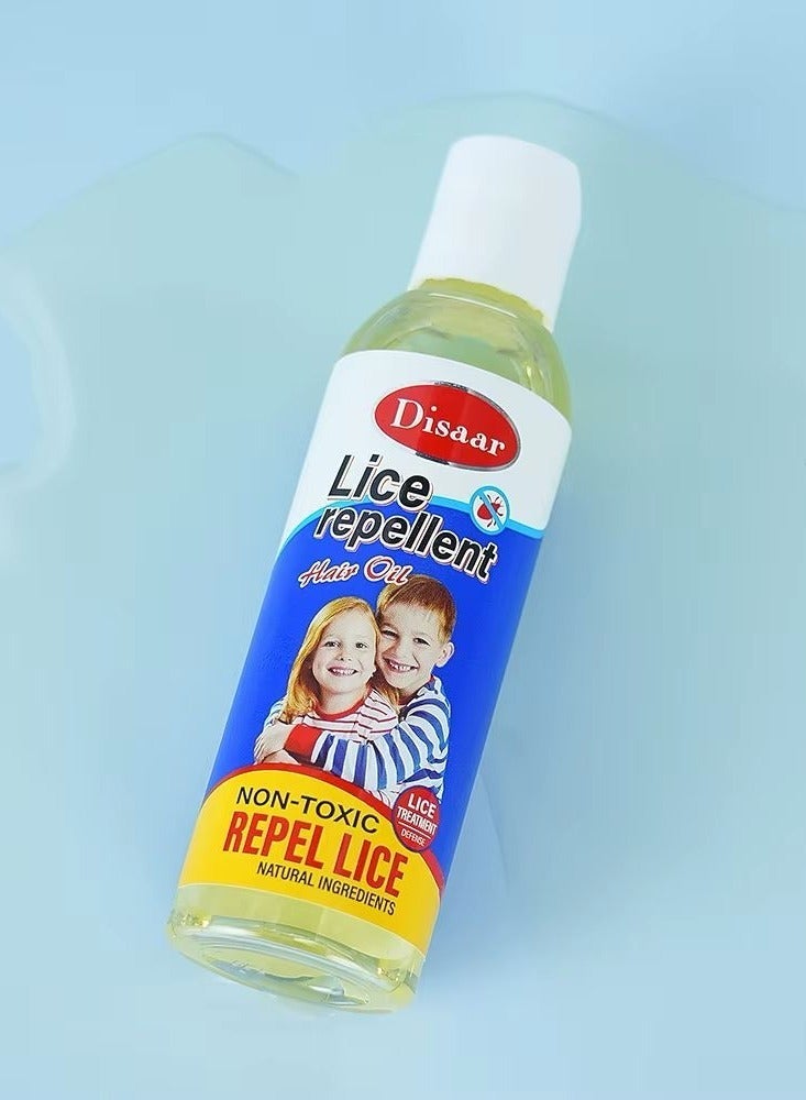 Disaar Lice Repellent Hair Oil Peppermint Nourishing Hair Scalp Care Smoothing Repair Hair Oil With Comb 100ml - Image 5