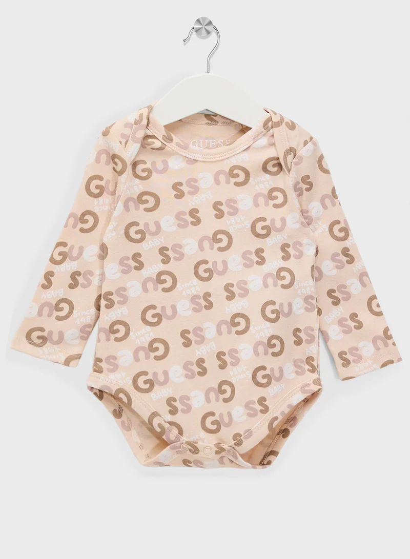 GUESS Kids  2 Pack Bodysuit, Bib, Socks & Pants Gift Set