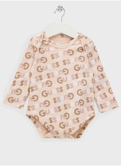 GUESS Kids  2 Pack Bodysuit, Bib, Socks & Pants Gift Set  - Image 3