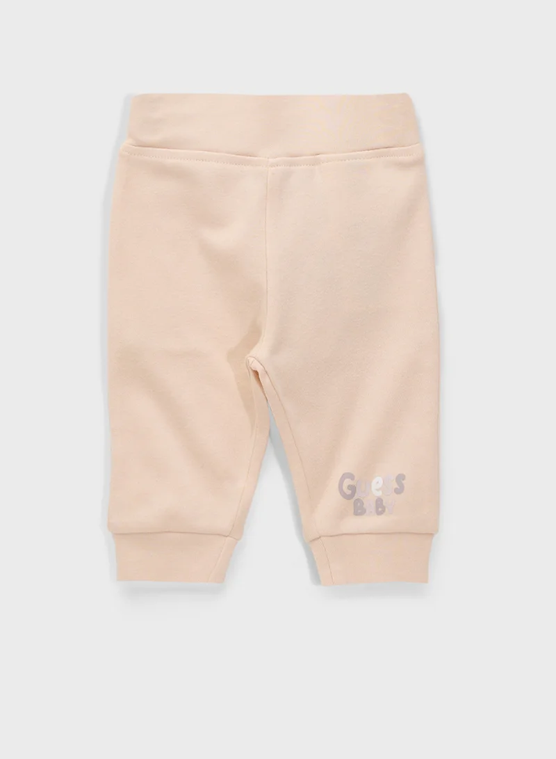 GUESS Kids  2 Pack Bodysuit, Bib, Socks & Pants Gift Set