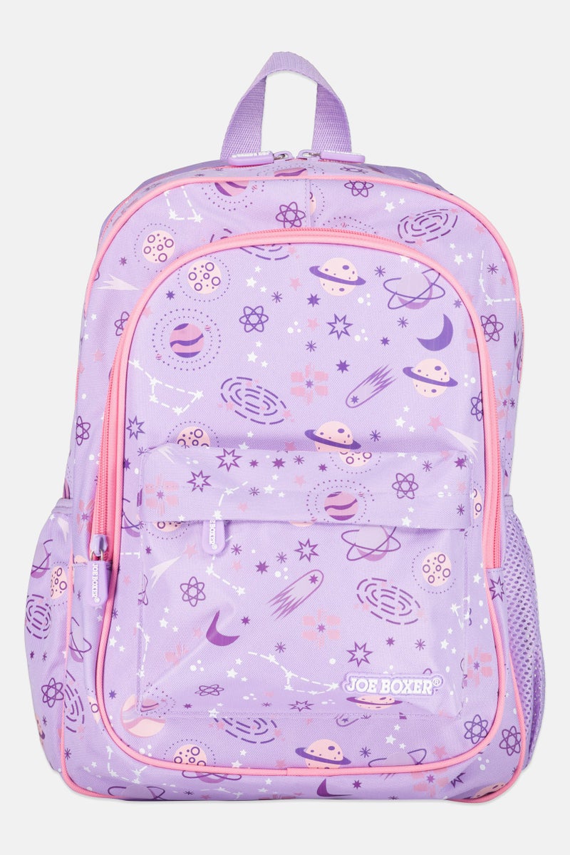 Joe Boxer Kids Girl Graphic Print Backpack, Multicolor - Image 1