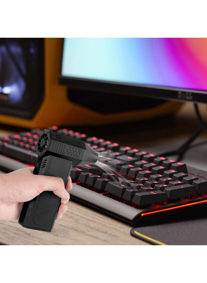 A small, cordless, adjustable air blower for cleaning car or keyboard dust; multi-purpose - Image 5