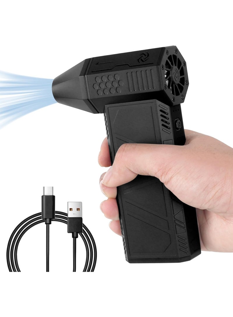 A small, cordless, adjustable air blower for cleaning car or keyboard dust; multi-purpose - Image 3