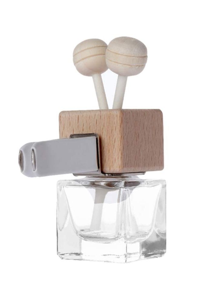 SYOSI Car Air Freshener Diffuser Bottles With Air Vent Clip, 4 Pack Empty Glass Perfume bottle Essential Oils Diffuser Vent Outlet Ornament Auto Fragrance Diffuser Bottle - Image 4