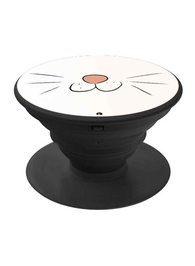 RKN Printed Pop Socket White/Brown/Black - Image 1