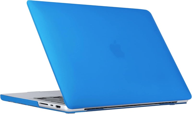 سيفن لاين متوافق مع حافظة MacBook Pro 16 بوصة 2021/2022 M3 M2 M1 Pro/Max A2485 A2779 A2991 حافظة صلبة واقية غير لامعة للكمبيوتر المحمول مع غطاء لوحة مفاتيح (تخطيط EU)، أزرق عميق - Image 3
