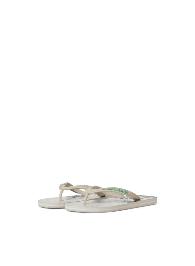 JACK & JONES Palm Print Flip Flops