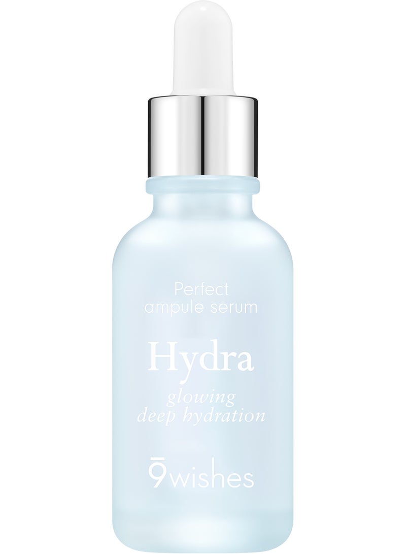9wishes Hydra Perfect Ampule Serum – Deep Hydration & Glow Booster | Lightweight Moisture Ampoule with Hyaluronic Acid | Revitalizing Face Serum for Smooth, Radiant & Plump Skin – 25ml - Image 1