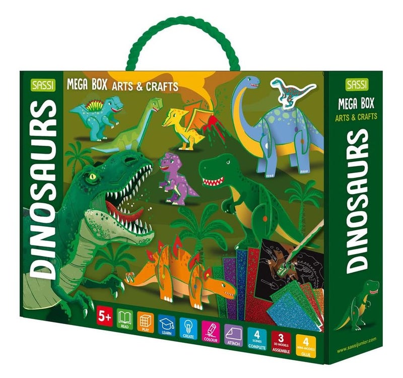 SASSI MEGA BOX ARTS & CRAFTS - DINOSAURS