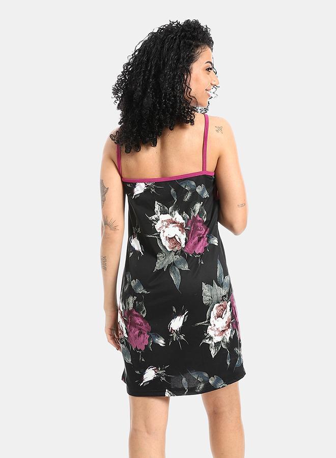 kady Floral Print Violet Sleepshirt - Image 3