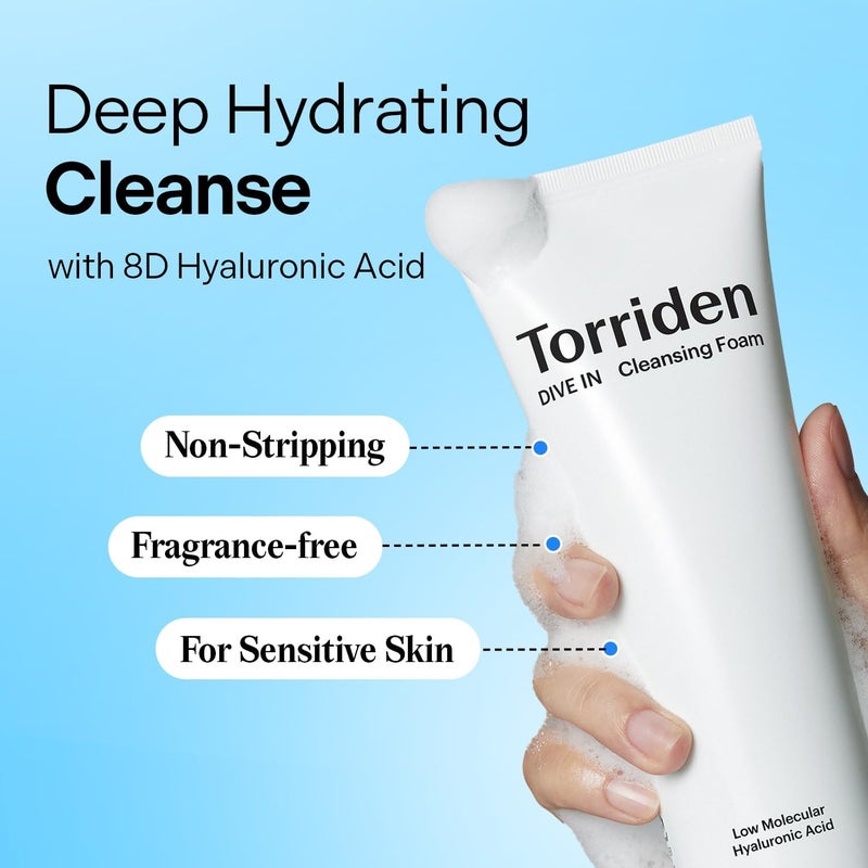Torriden - DIVE-IN Low Molecular Hyaluronic Acid Cleansing Foam - Image 2