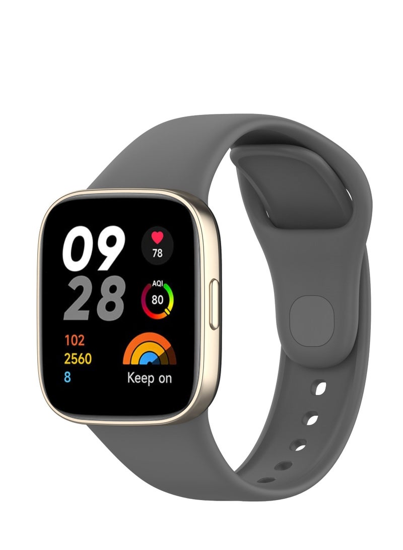 For Xiaomi Redmi Watch 3 Red Rice Watch3 Lite Red Rice 3 Generation Bracelet Official Silicone StrapDark gray Dark gray - Image 1