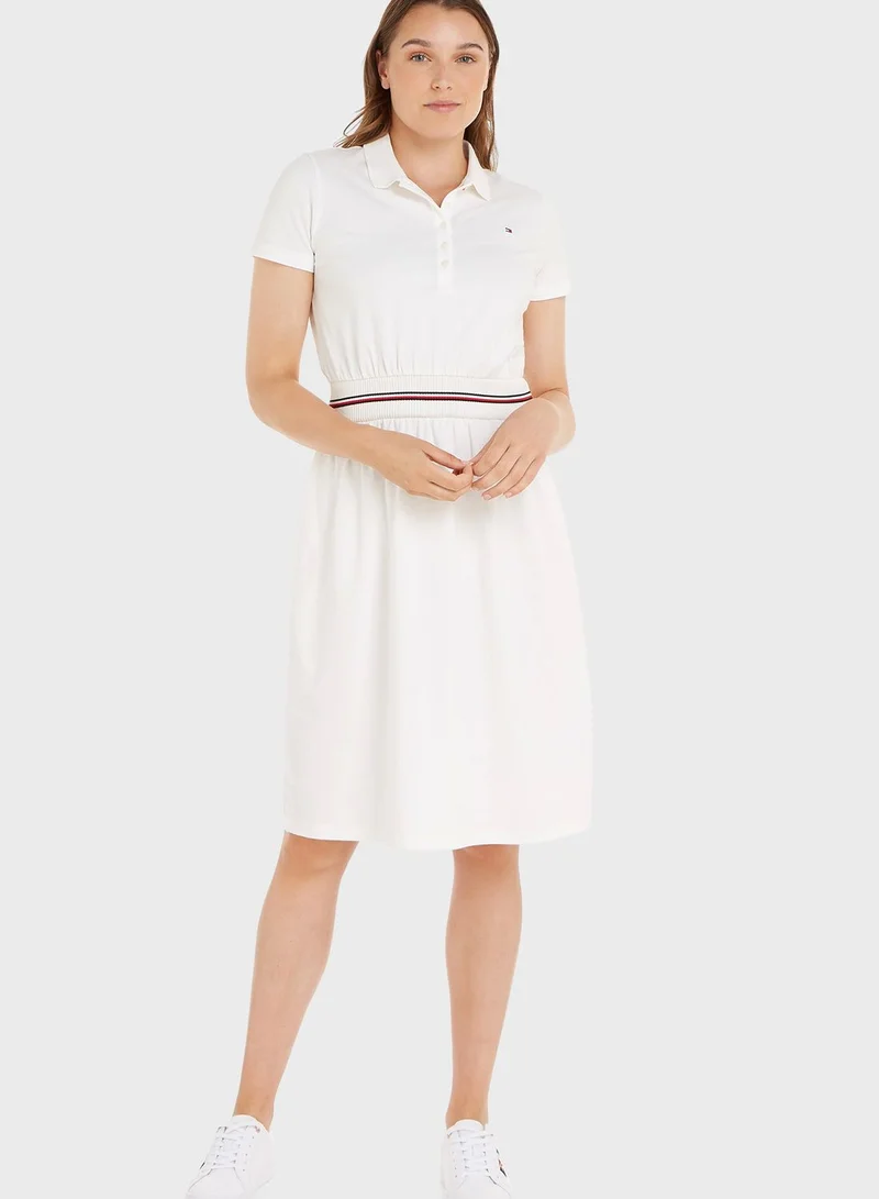 TOMMY HILFIGER Polo Neck Knitted Dress