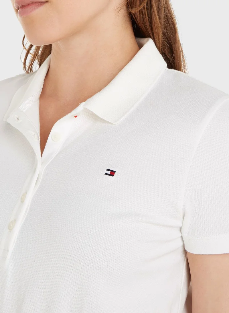 TOMMY HILFIGER Polo Neck Knitted Dress